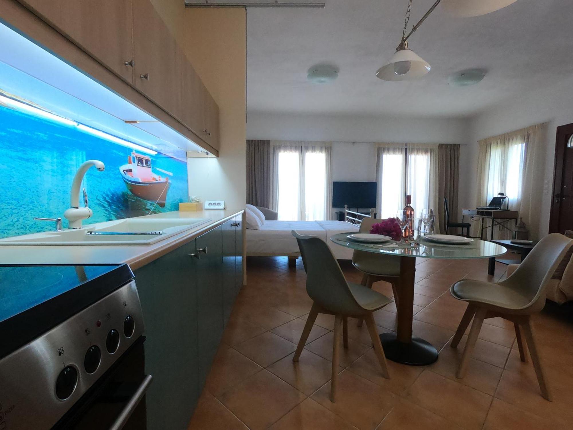 Horizon Studios With Sea View - Free Parking กลอซซา ภายนอก รูปภาพ